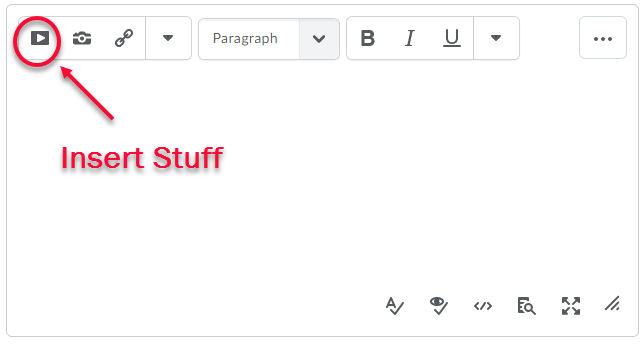 Brightspace Tip 103 Insert Stuff Cat Food